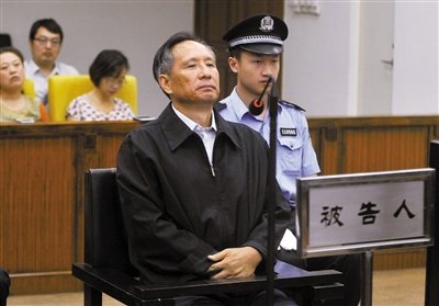 9月10日，北京市第二中級人民法院，張曙光在庭審中。