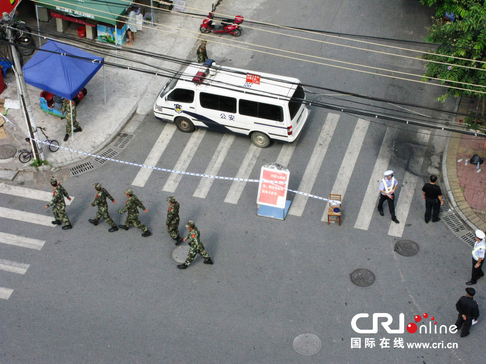 2013年07月10日，廣西壯族自治區(qū)北海市，武警巡邏。圖片來源：飛影/CFP