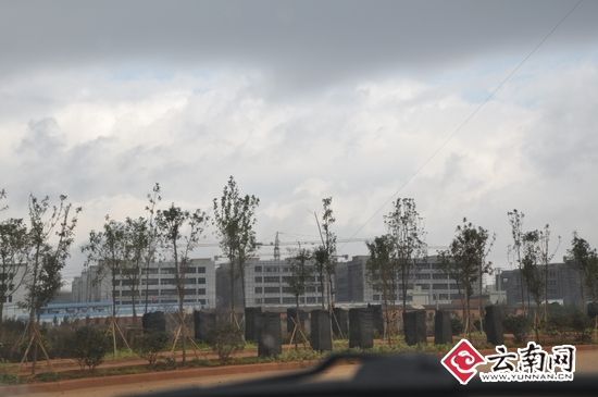 2010年11月的時候，爭議土地上已經是密布的高樓群。