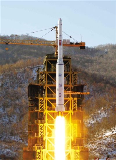 去年12月12日，朝鮮發(fā)射衛(wèi)星。