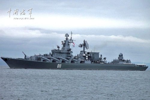 瓦良格號巡洋艦。
