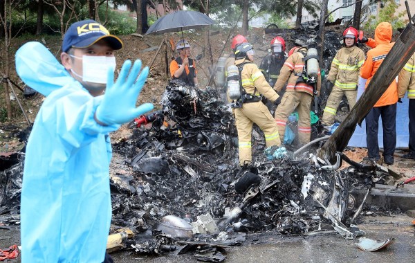 當(dāng)?shù)貢r間7月17日上午,一架直升機在光州市光山區(qū)水莞地區(qū)墜毀,造成5人死亡。