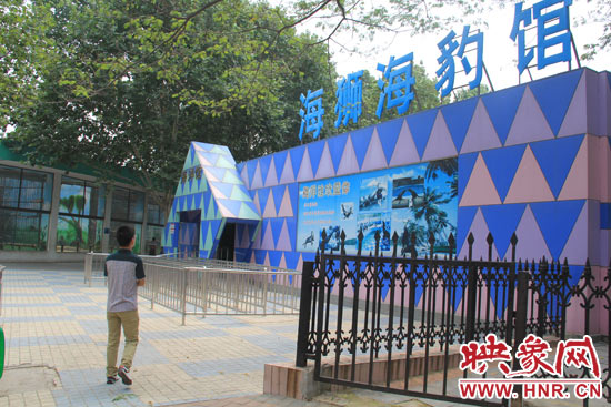 因為是周一，鄭州市動物園海洋館的游客并不多。