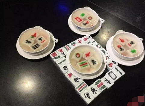 來(lái)碗清一色！火鍋店推出創(chuàng)意麻將湯圓