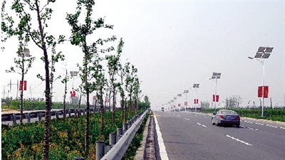 鄭新快速通道已建成通車(chē)。