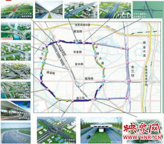 三環(huán)快速化工程方案圖。
