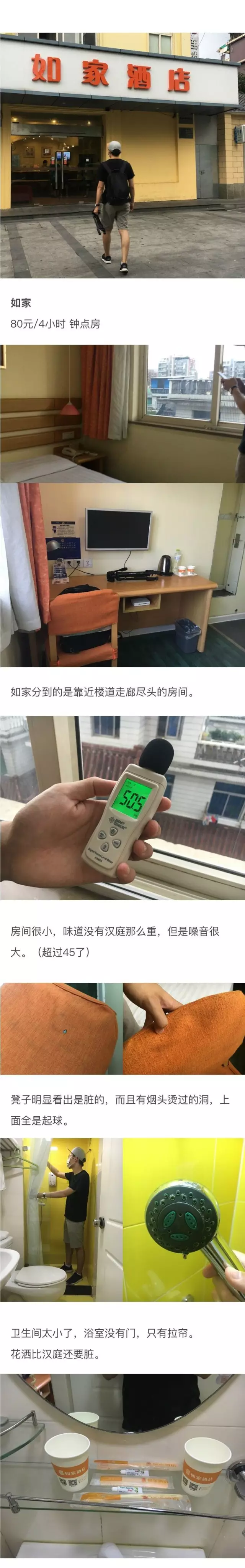 快捷酒店究竟有多臟？網(wǎng)友在7家酒店開房實測