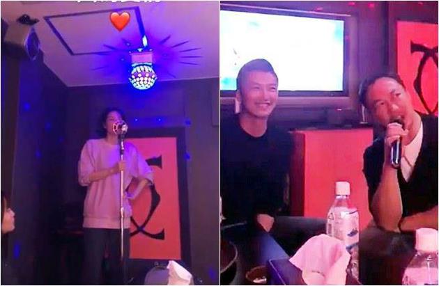 謝霆鋒王菲為陳奕迅老婆慶生。
