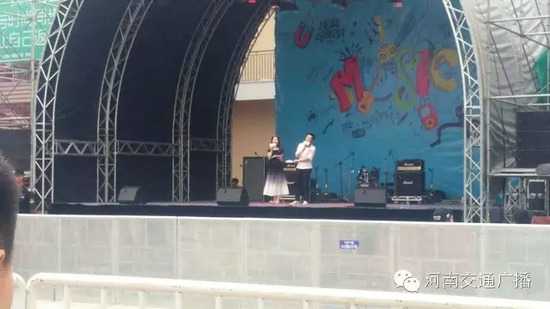 河南交通廣播主持人佳音、彎彎、朱浩都登上了優(yōu)放舞臺(tái)，優(yōu)放，交廣在這里！