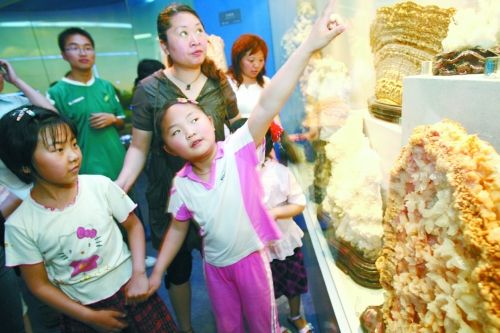 哇，地質(zhì)博物館里好多沒(méi)見(jiàn)過(guò)的??！