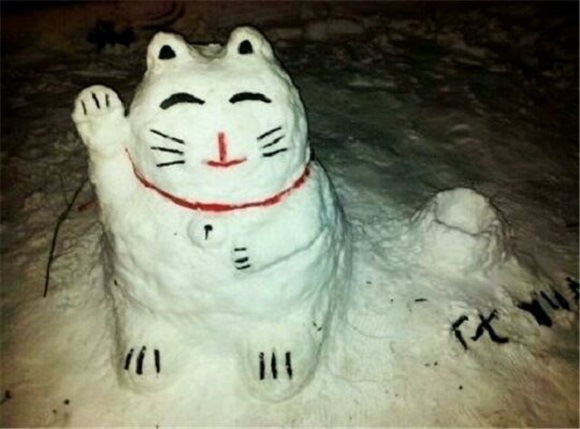 創(chuàng)意十足！日系列卡通雪人走紅