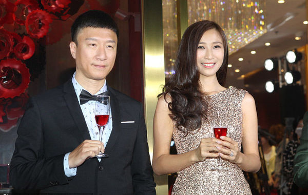圖為孫紅雷、王駿迪夫婦。