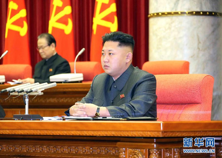 12月8日，在朝鮮平壤，朝鮮勞動黨第一書記金正恩出席并指導(dǎo)朝鮮勞動黨中央政治局擴大會議。