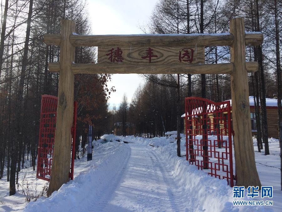 北山一隅的穗豐園（2013年12月8日攝）。新華社記者程子龍攝