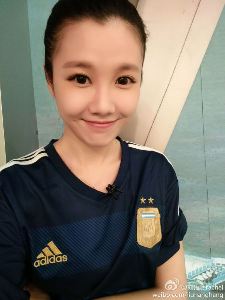 今夜，“烏賊劉”穿上了阿根廷球衣