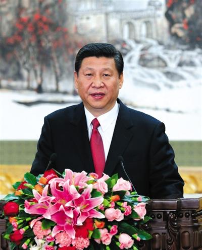 2012年11月15日，習(xí)近平在十八屆中央政治局常委同記者見面會上