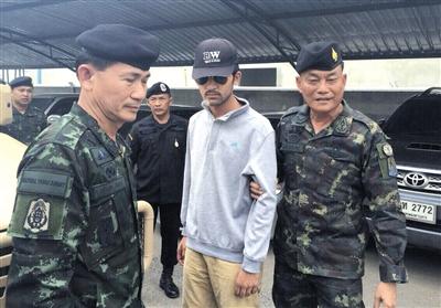 9月1日，泰國警方在泰國與柬埔寨邊境抓獲曼谷爆炸案主要嫌疑犯。圖/CFP
