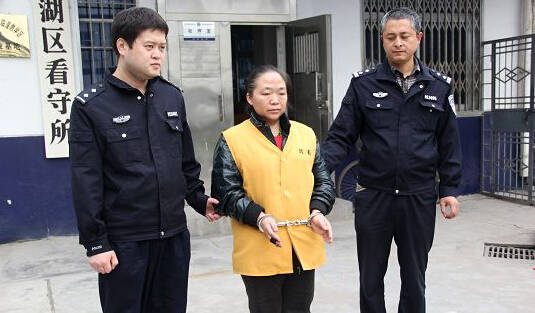 被抓的王某，網友稱：這不是大明湖畔的容嬤嬤么