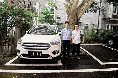 渝北警方送還追回的翼虎SUV。 渝北警方供圖