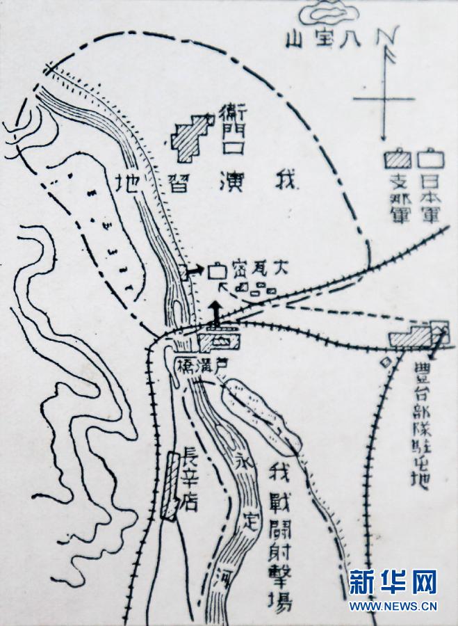 重慶公開(kāi)抗戰(zhàn)檔案資料圖 揭日本發(fā)動(dòng)“盧溝橋事變”陰謀
