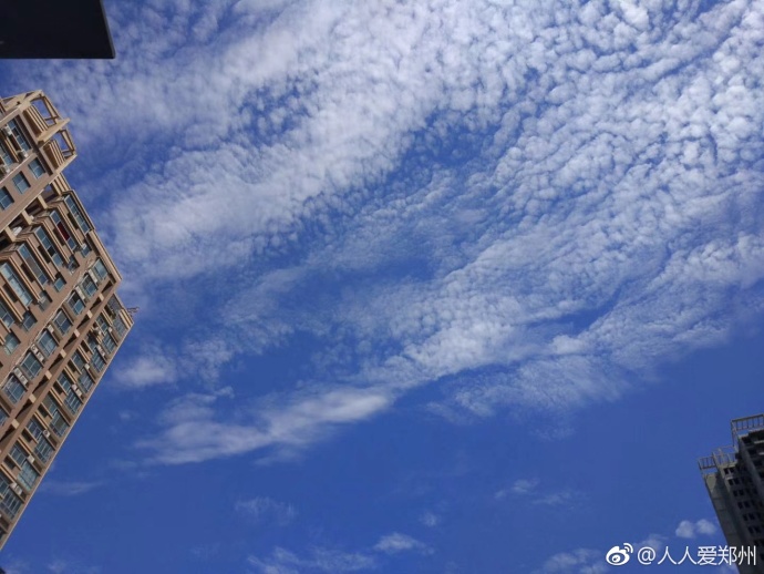 又被鄭州的藍(lán)天刷屏！隨便一拍就是手機(jī)壁紙