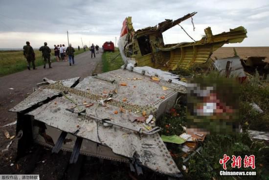 資料圖：圖為馬航MH17航班墜毀現(xiàn)場(chǎng)。