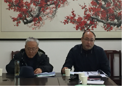 （左：原周口地區(qū)常委秘書長梁祖靈 ；右：鄲城縣委常委組織部長侯磊 ）
