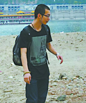 喜歡考古的小楊。受訪者供圖