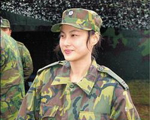 　臺灣最美女軍官。