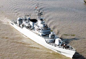 中國海軍053H3江衛(wèi)II型護衛(wèi)艦。