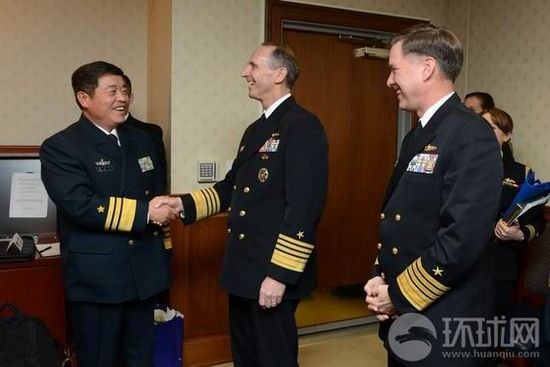 解放軍海軍副司令訪美談及環(huán)太軍演。